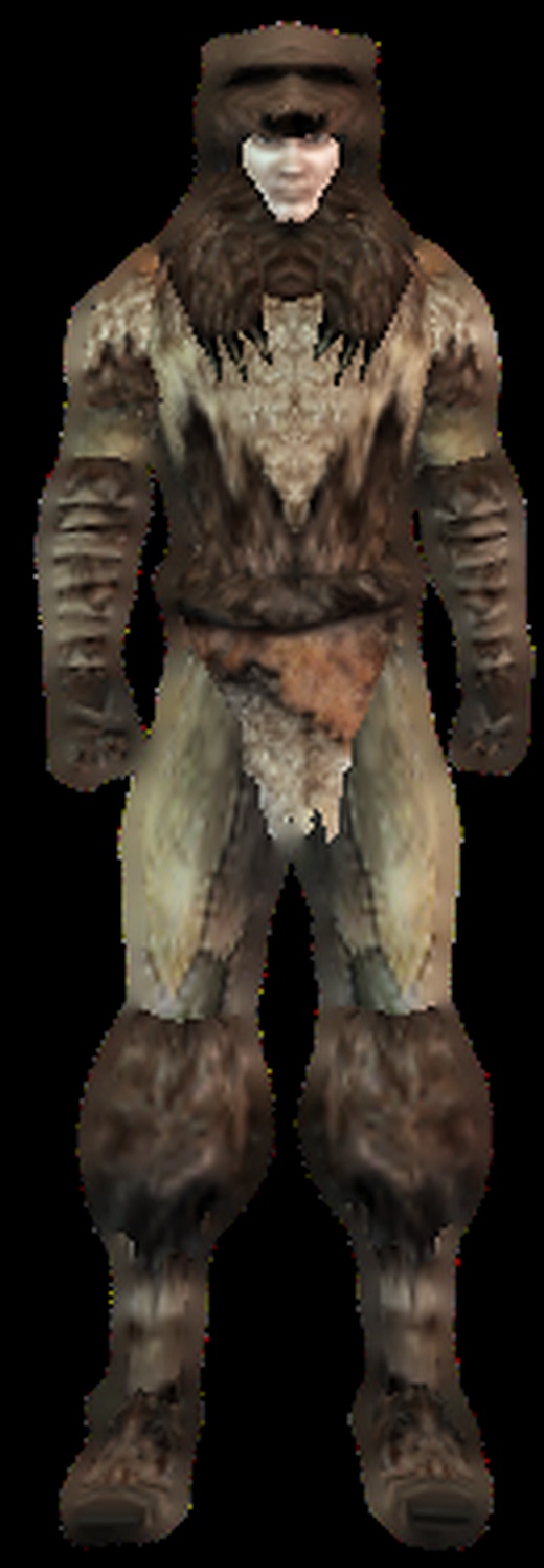 Human wearing Northman Fur