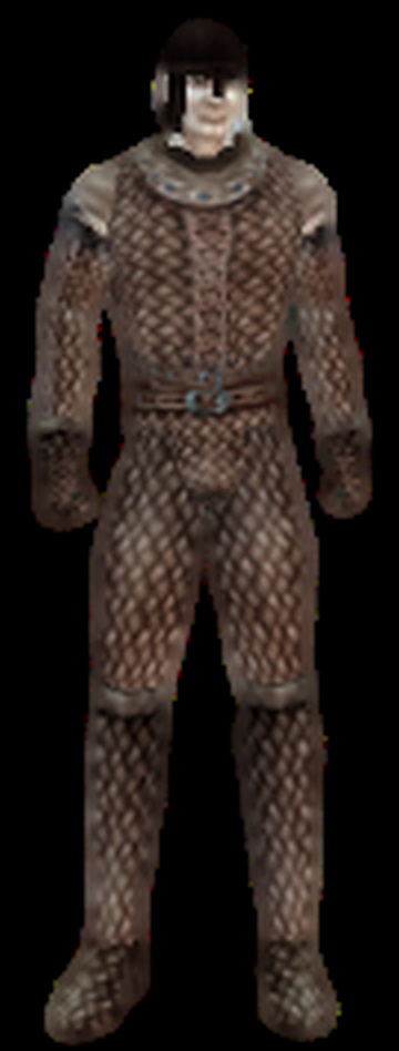 Human Wearing Banded Leather